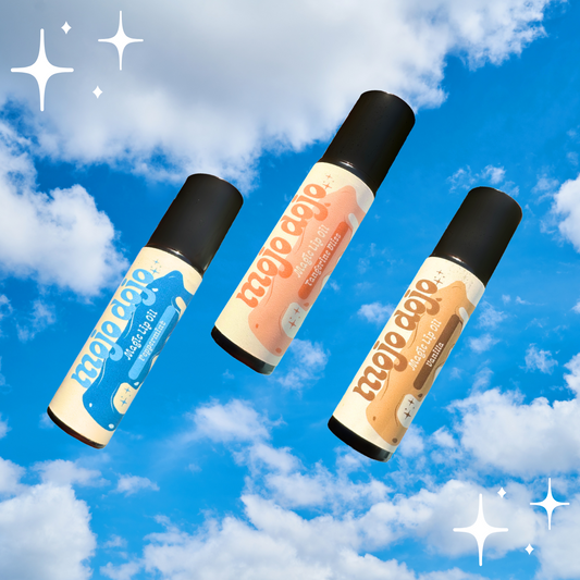 Trio of Magic Lip Oils! Vanilla, Peppermint, and Tangerine